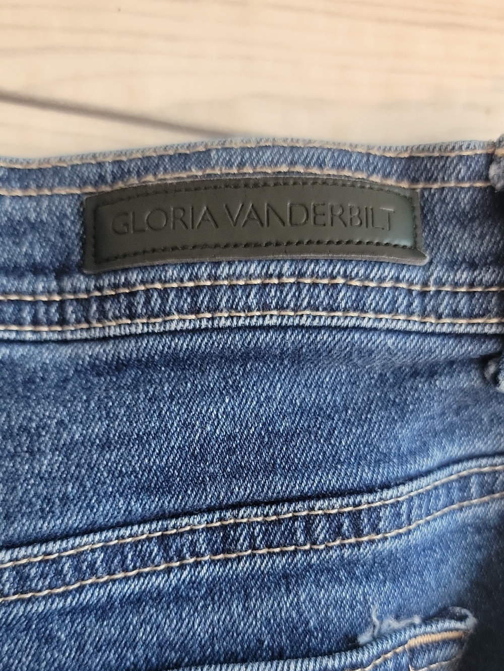 Gloria Vanderbilt Vintage Red Label Blue Denim Jeans Womens Size 14 Waist 31"X27 - Picture 7 of 13